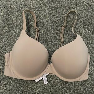 Tan Victoria secret underwire bra